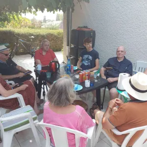 Après-mid en famille chez Hubert et Geneviève