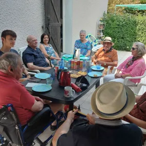 Après-mid en famille chez Hubert et Geneviève