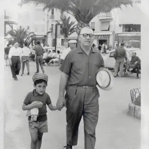 Michel et son papa