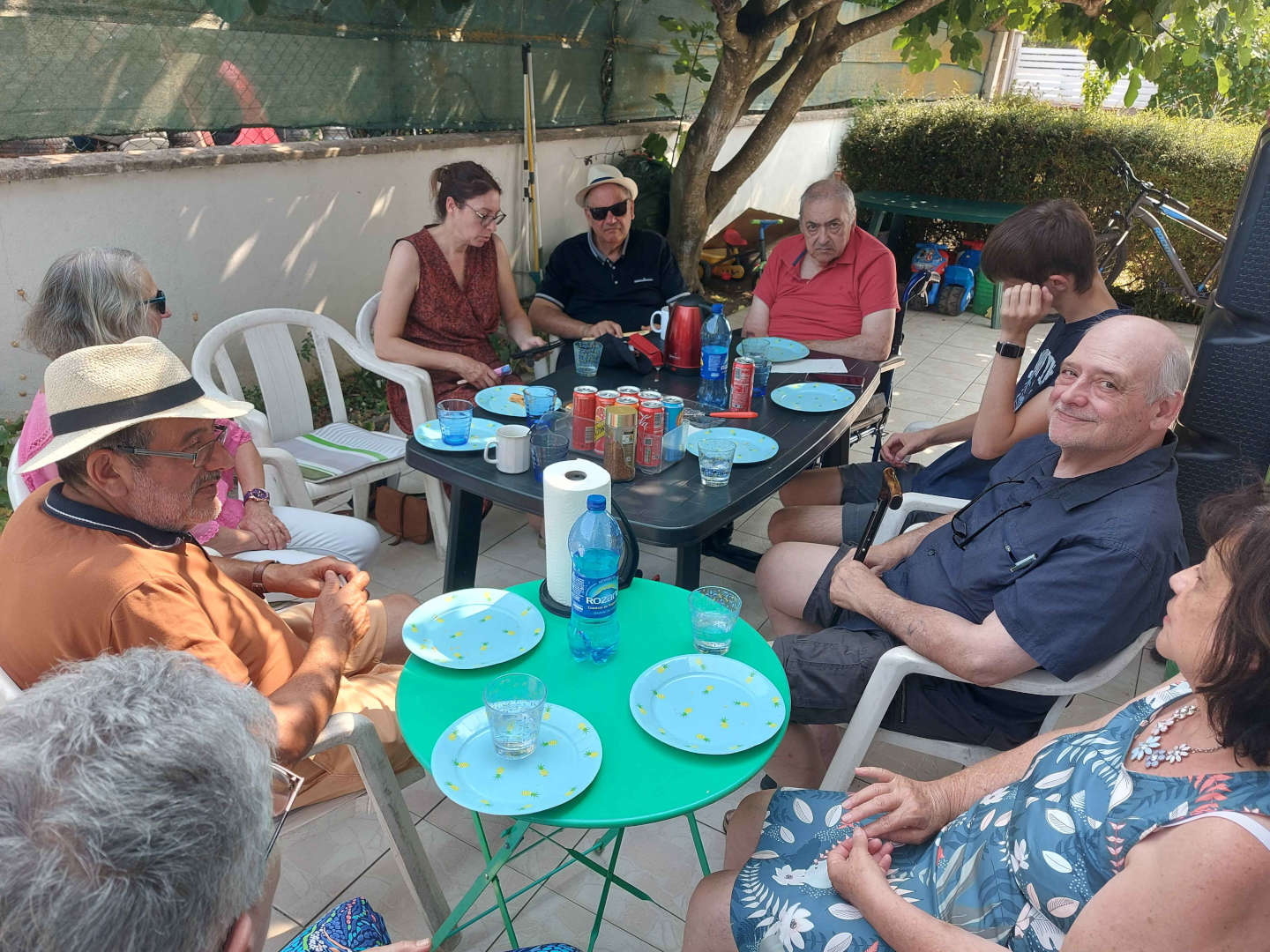 Après-midi en famille chez Hubert et Geneviève